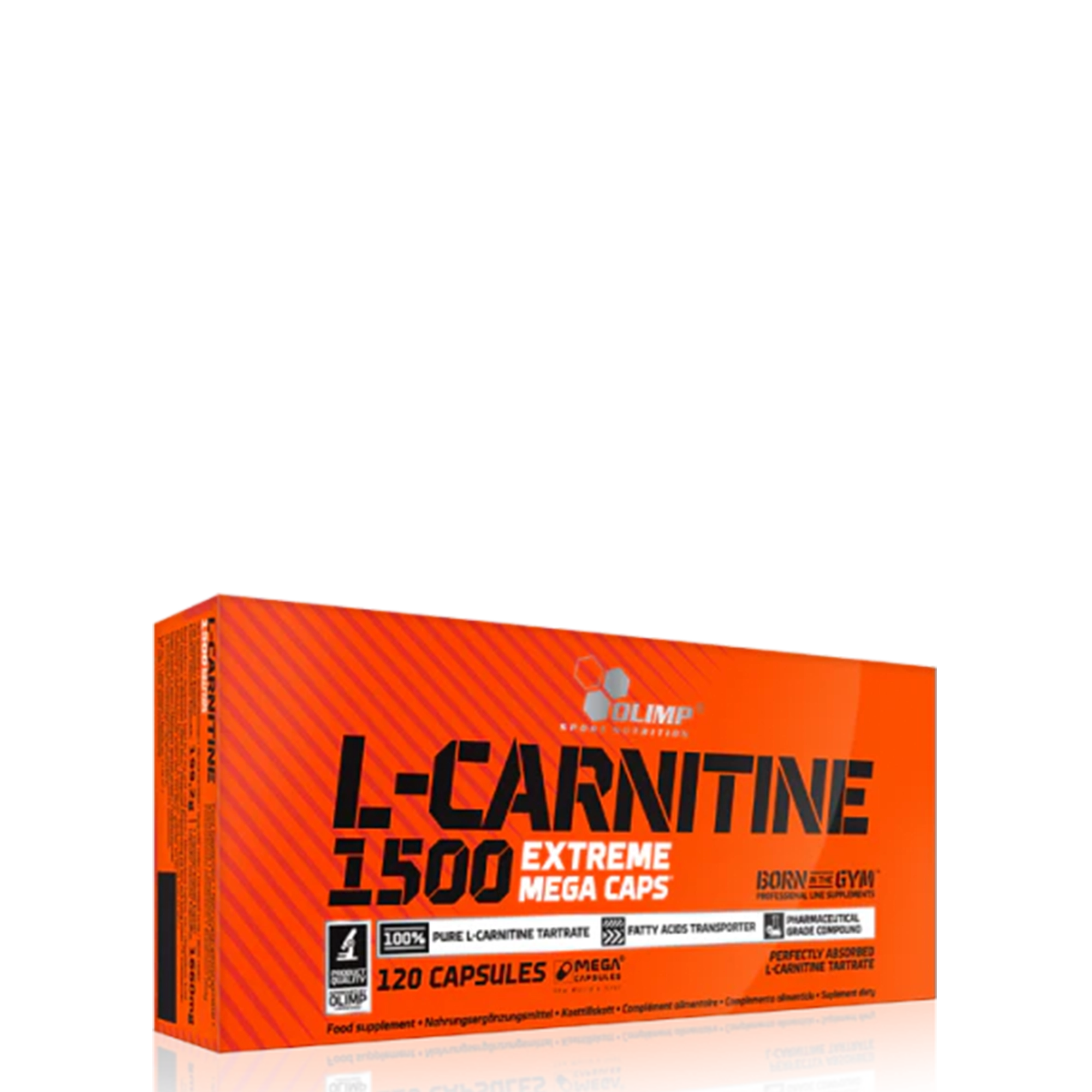 Olimp Sport Nutrition: L-Carnitine 1500 Extreme Mega Caps · 120 capsules – Gigas Nutrition