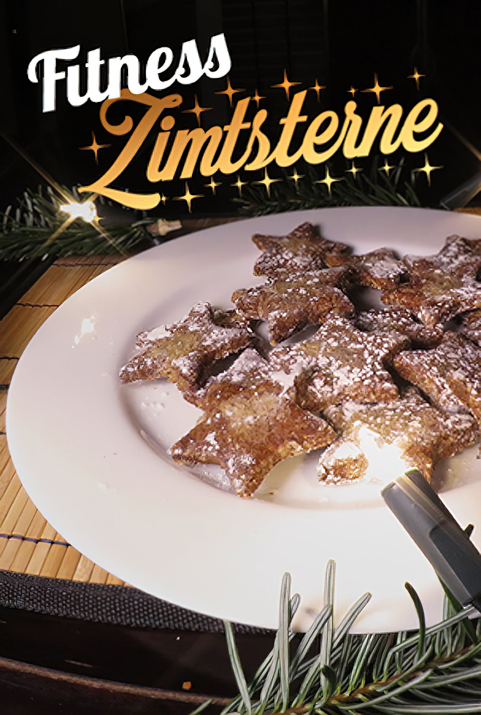 Fitness Low Carb Zimtsterne - Zuckerfrei
