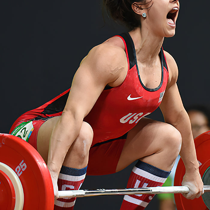 CrossFit und olympische Gewichtheberübungen mit hohen Wiederholungszahlen