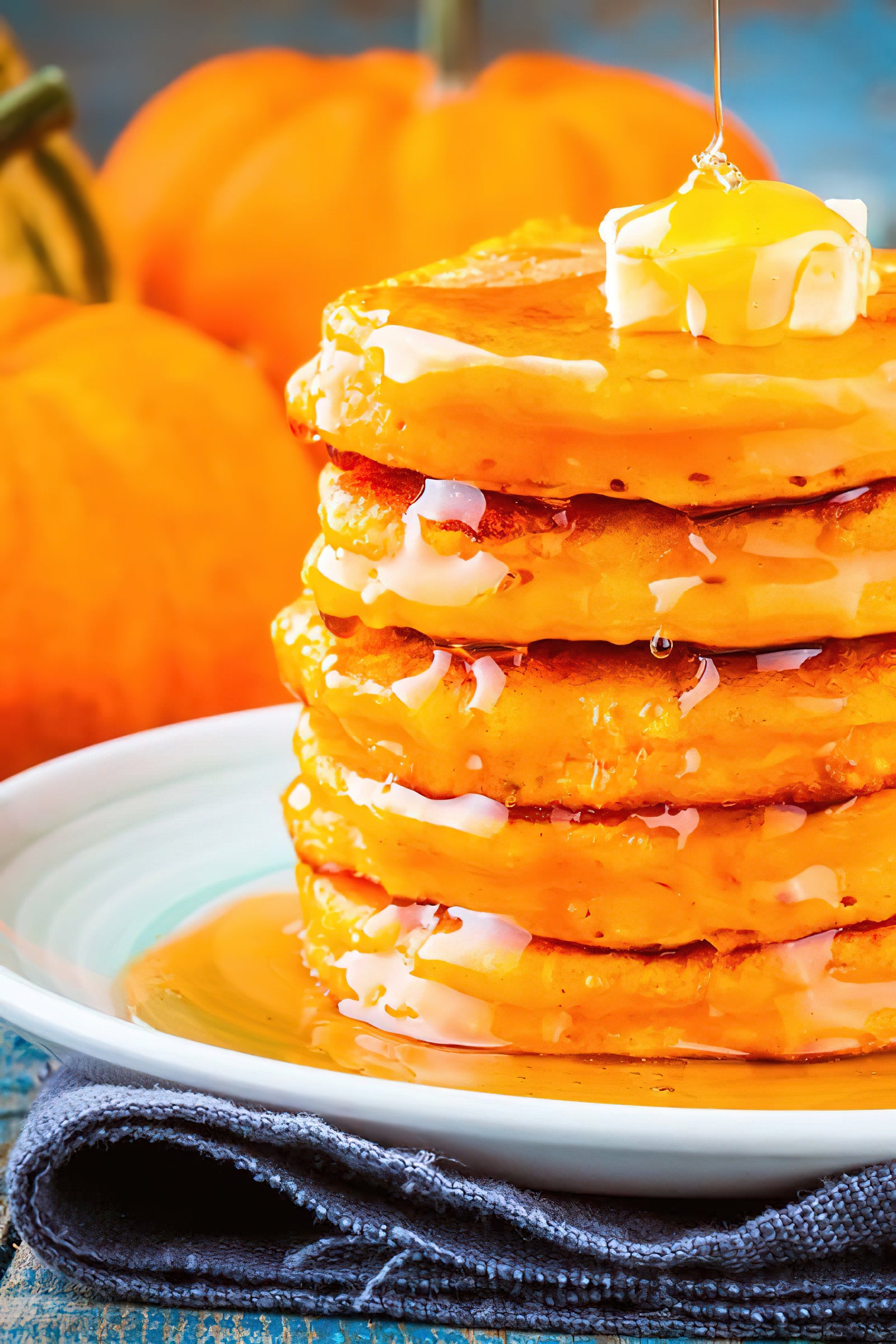 Rezept des Tages Kürbis Proteinpfannkuchen
