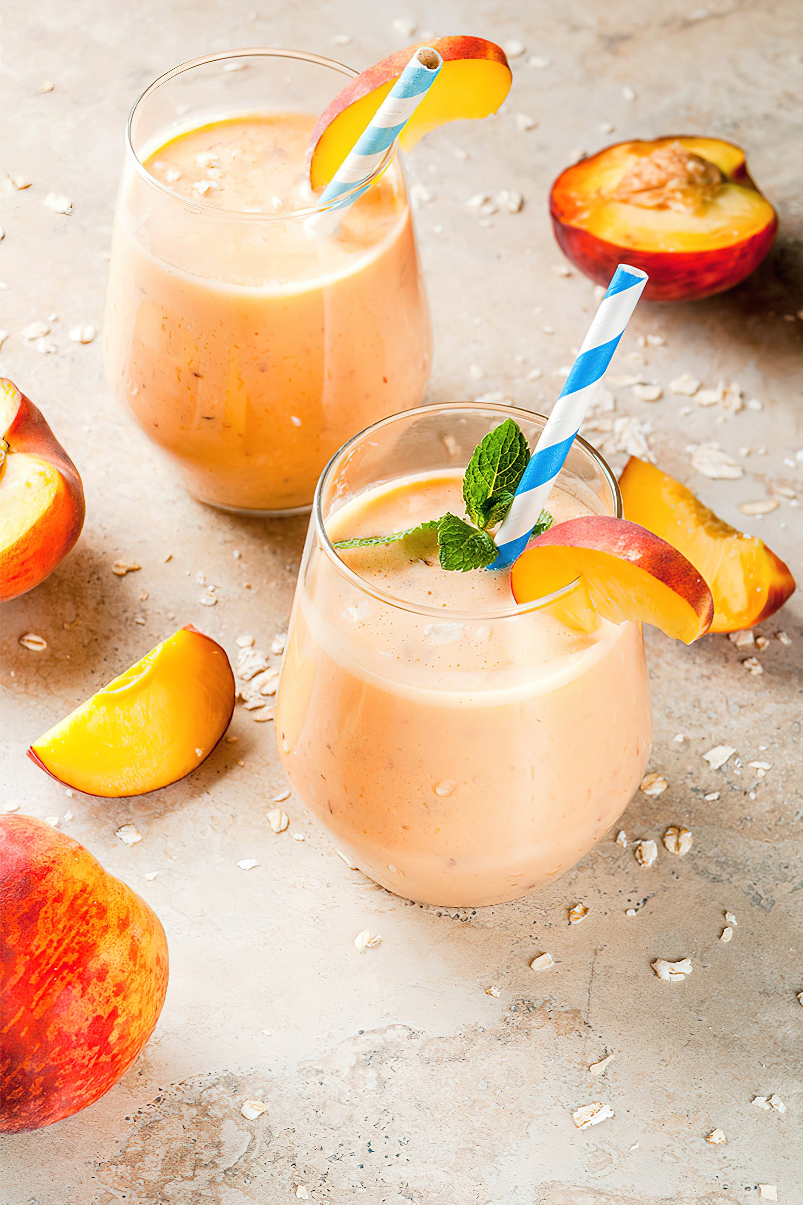Rezept des Tages Pfirsich Fruchtsmoothie