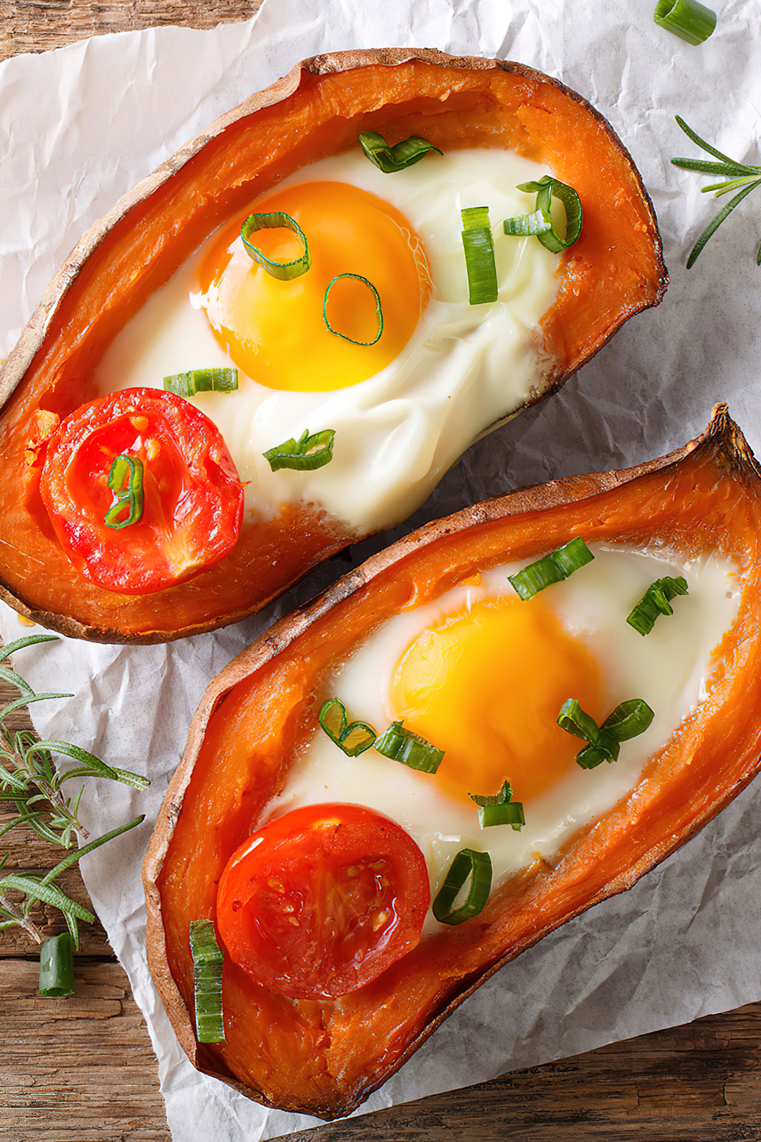 Rezept des Tages Süßkartoffel mit Ei