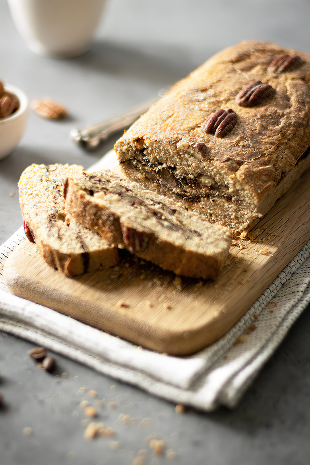 Rezept des Tages Kaffee Pekanuss Proteinbrot