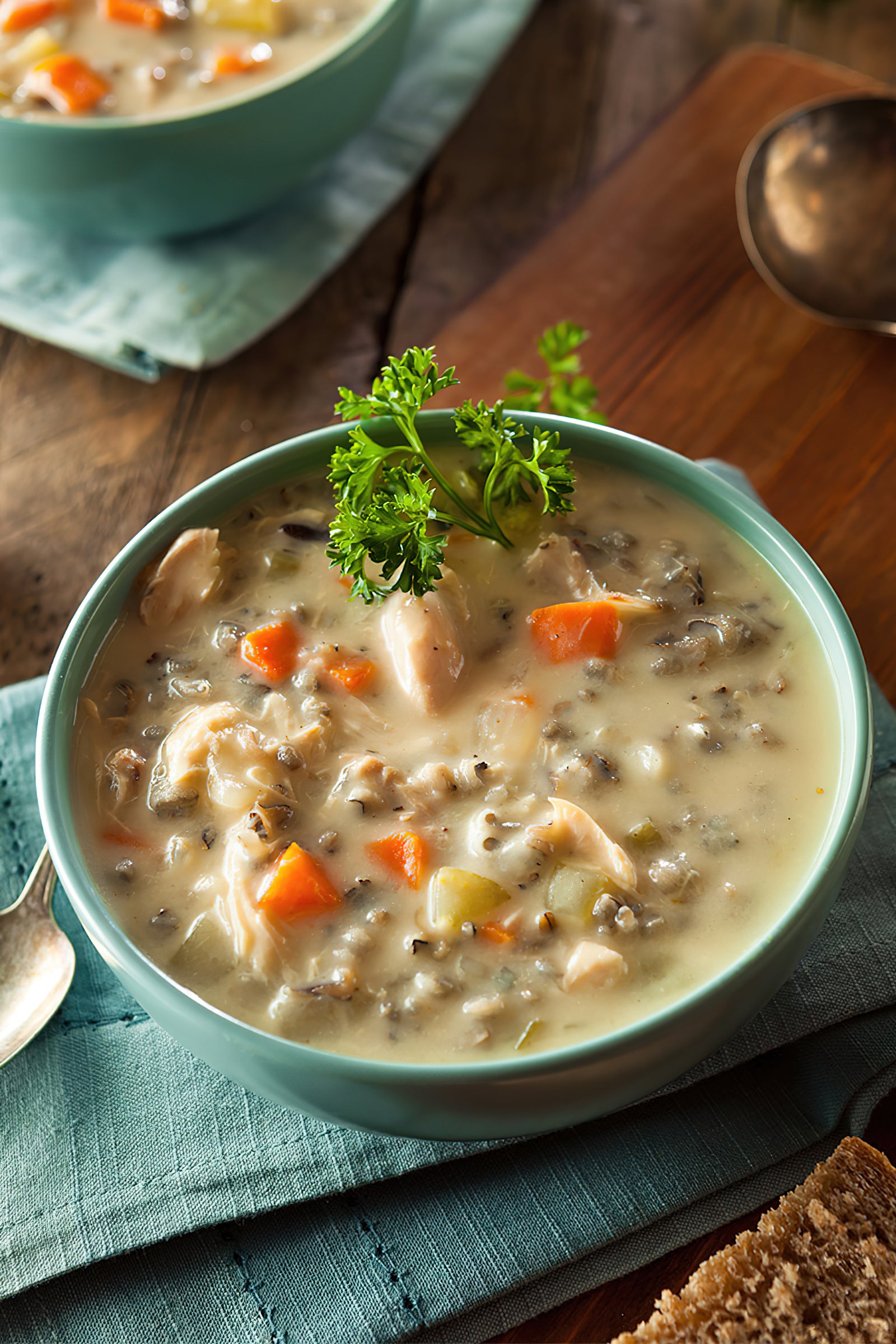 Rezept des Tages Wildreissuppe mit Putenfleisch