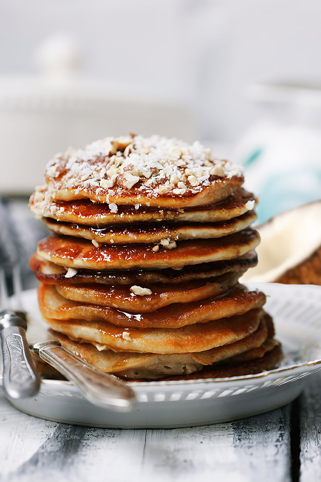 Recipe of the day Coconut protein pancakes