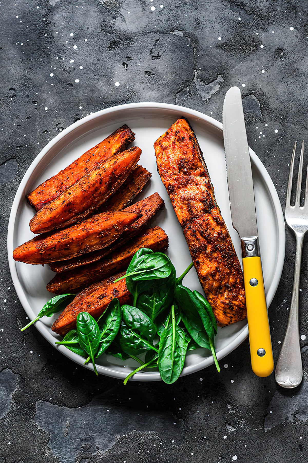 Recipe of the day Salmon with sweet potatoes