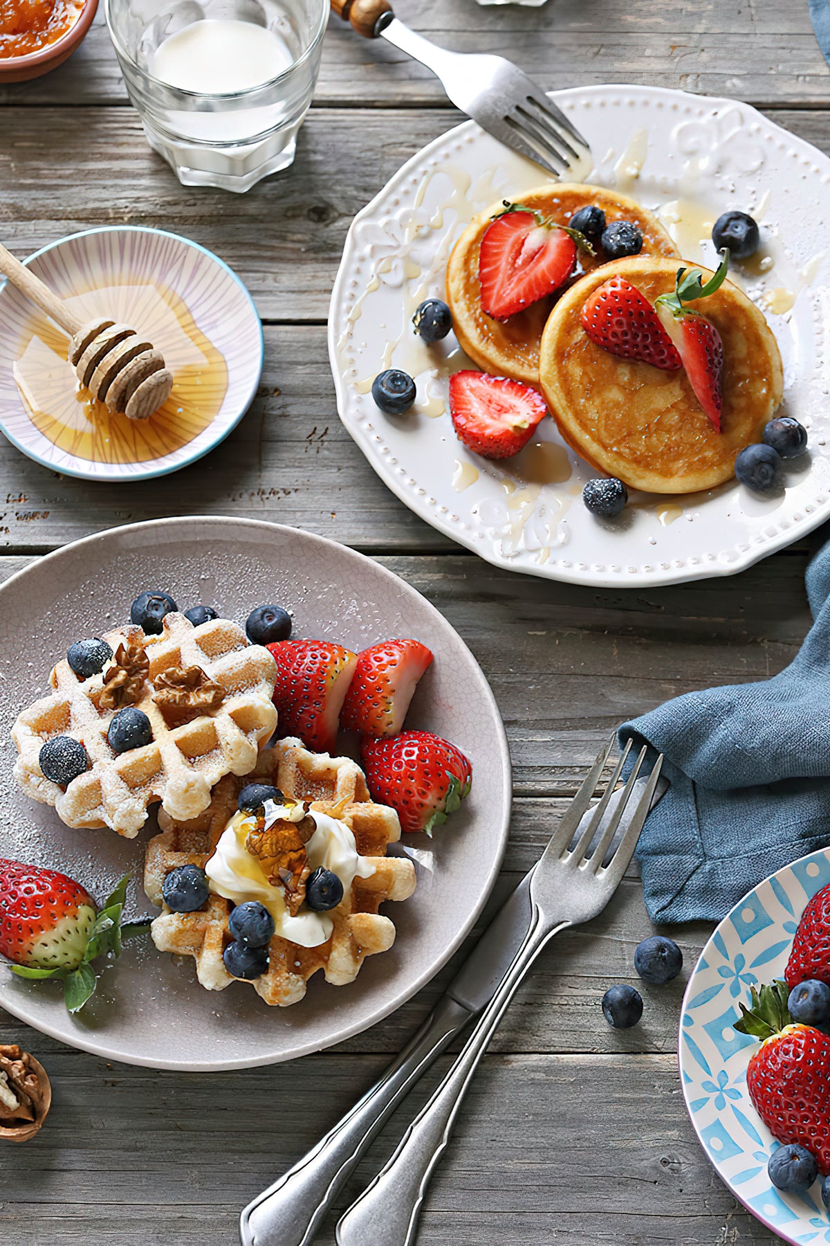 Rezept des Tages Proteinreiche Pfannkuchen und Waffeln