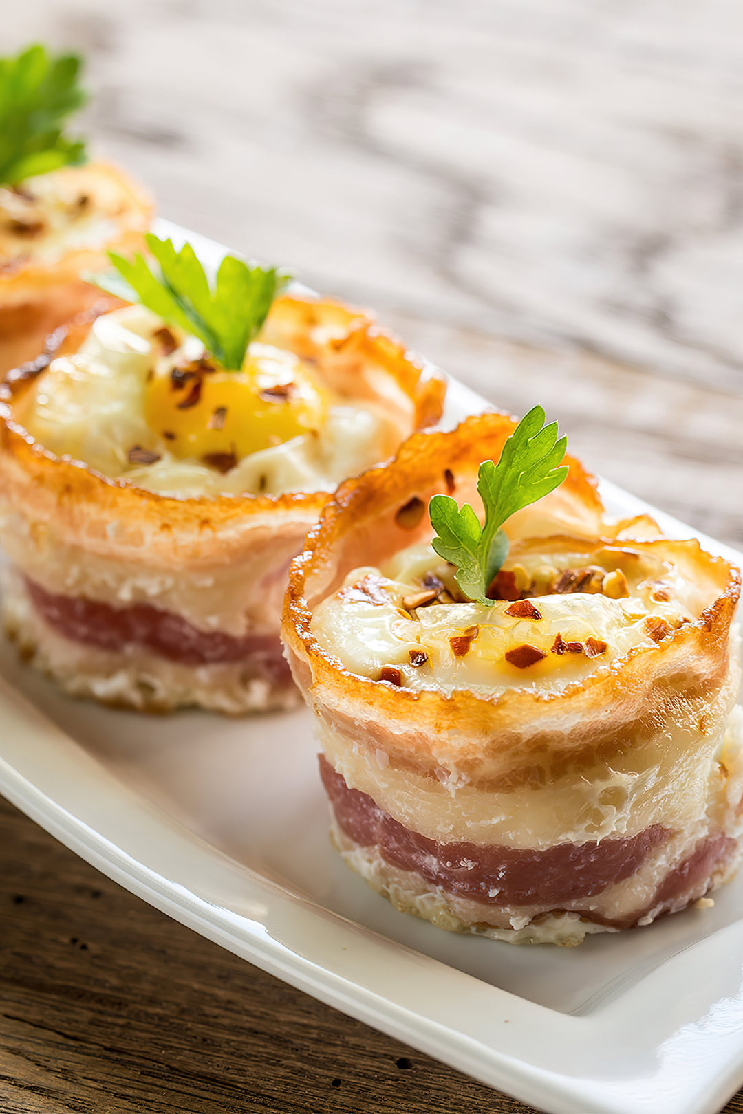 Rezept des Tages Ei und Schinken Cups