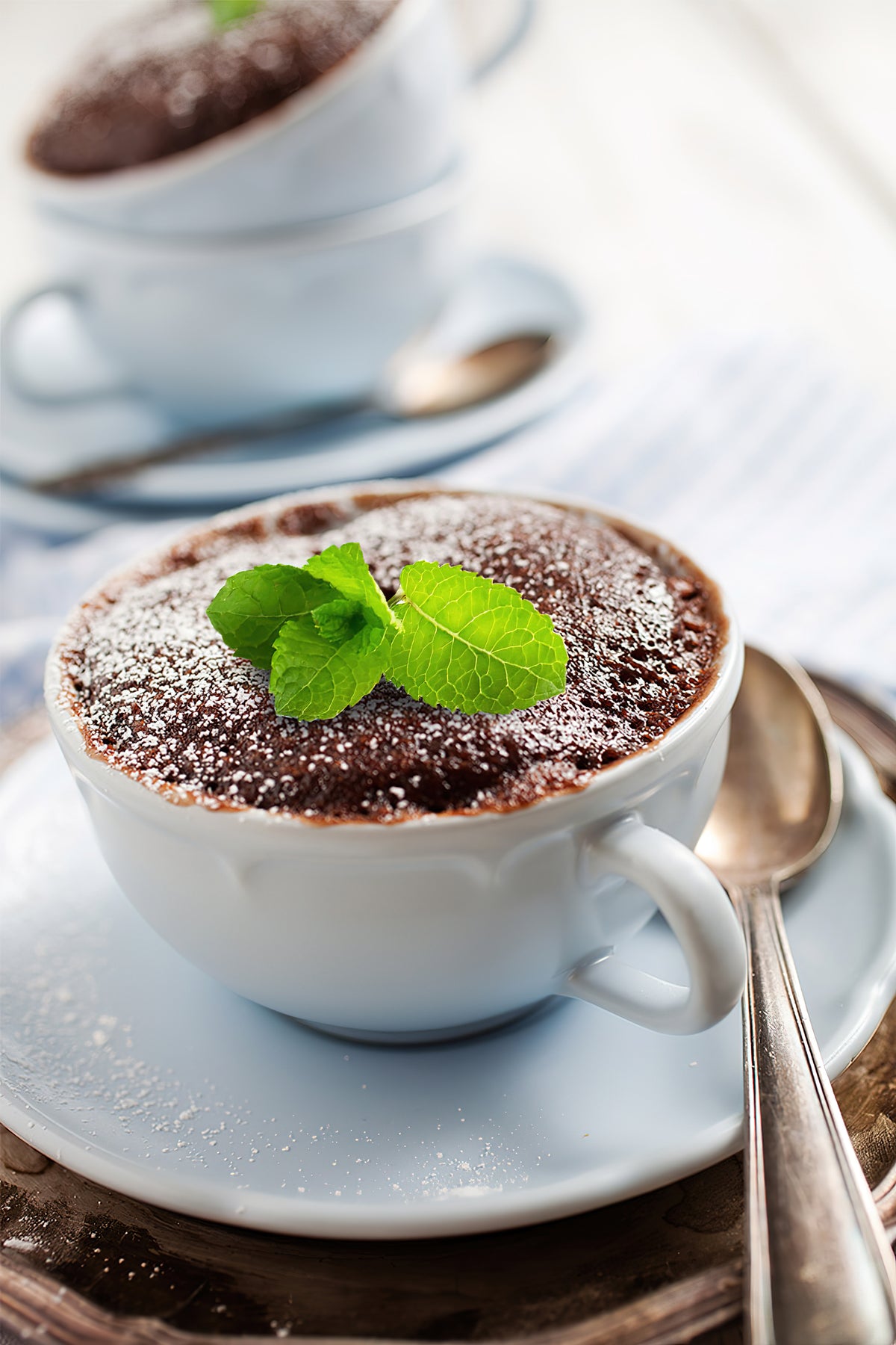 Recipe of the day Chocolate mint protein mug cake