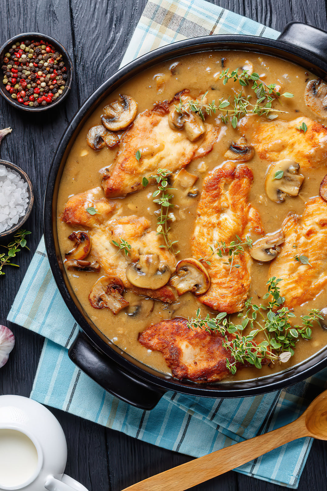 Recipe of the day Chicken Marsala in a lighter version