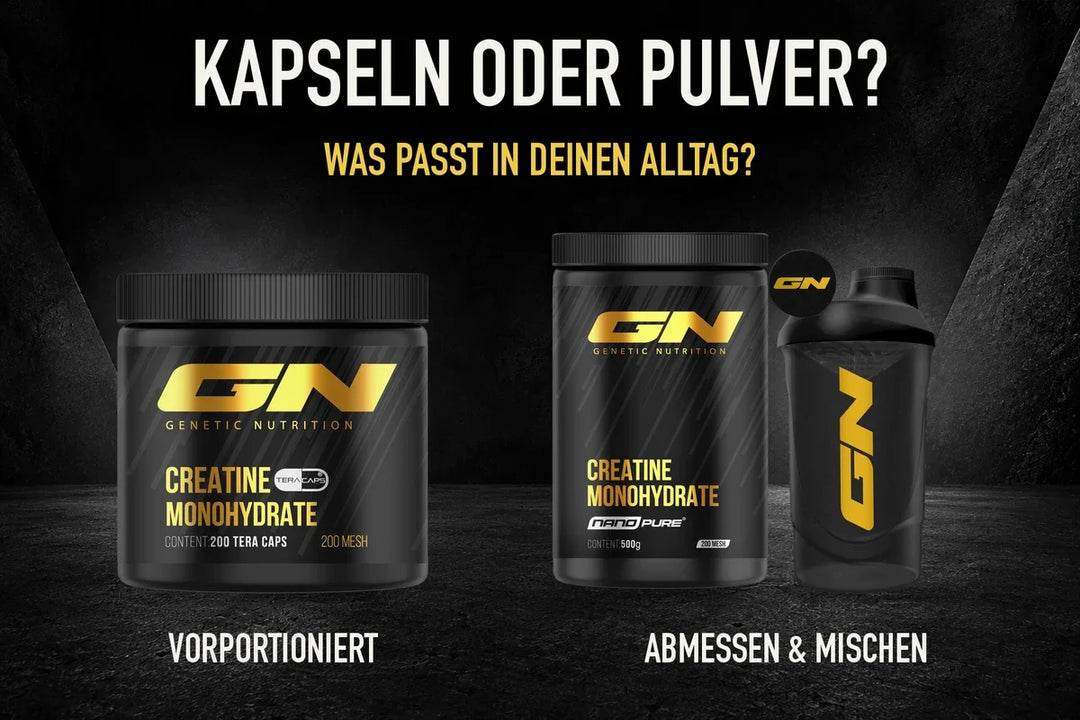 Kreatin als Kapseln oder Pulver: Was passt zu dir?