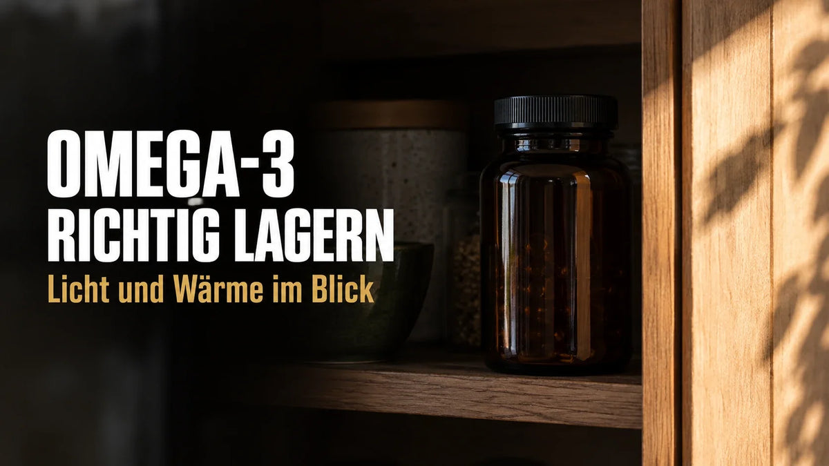 Omega-3 geschützt vor Licht lagern.