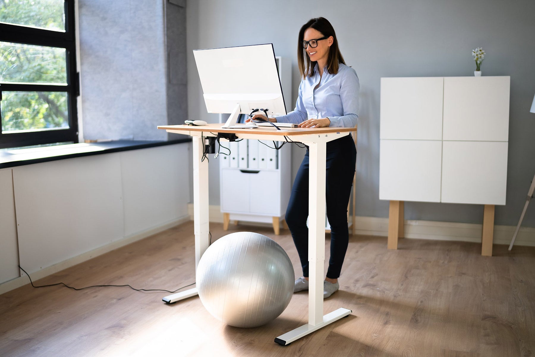 Gesund arbeiten im Büro