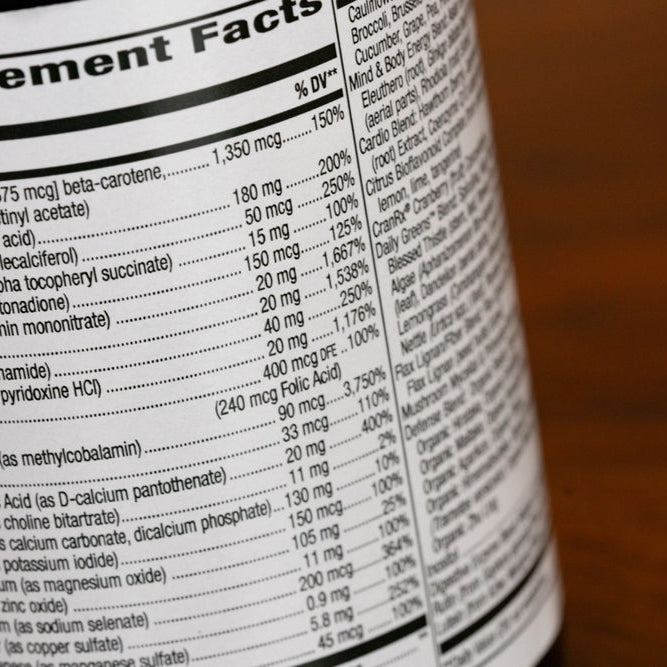Warum du dir die Inhaltsstoffe bei Supplements immer genau anschauen solltest