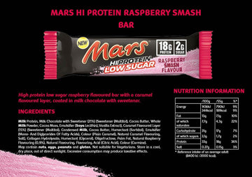 Mars Low Sugar High Protein Bar · Raspberry Smash