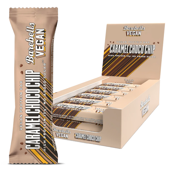 Barebells Vegan Bar Caramel Choco Chip · 12x 55g