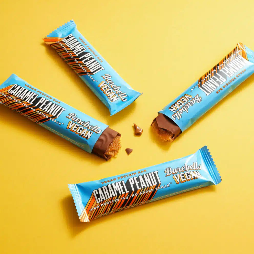 Barebells Vegan Bar Caramel Peanut · 12x 55g