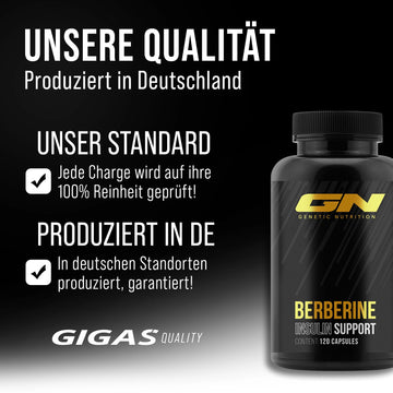 Berberine capsules - 120 pieces