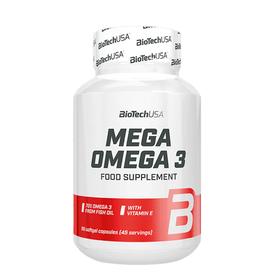 BioTech USA Mega Omega 3 · 90 capsules