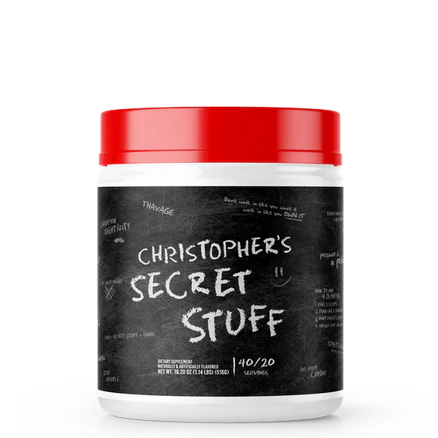 CBUM Christopher's Secret Stuff Pre-Workout