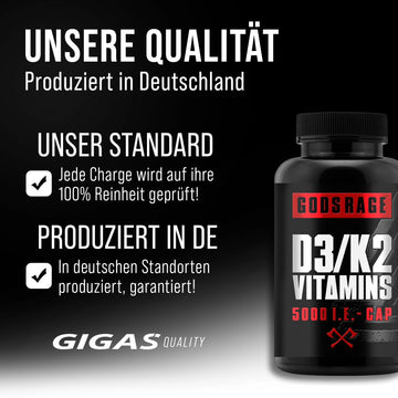 D3/K2 Vitamins Kapseln
