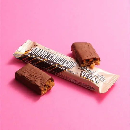 Barebells Vegan Bar Caramel Choco Chip · 12x 55g