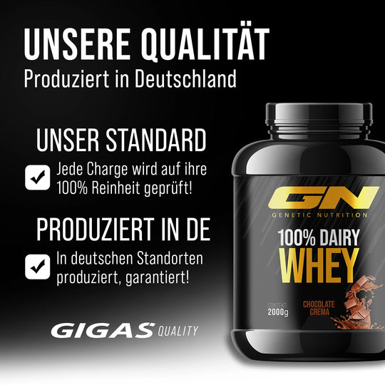 100% Dairy Whey Proteinpulver