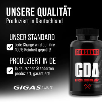 Gods Rage GDA Capsules 120 Count
