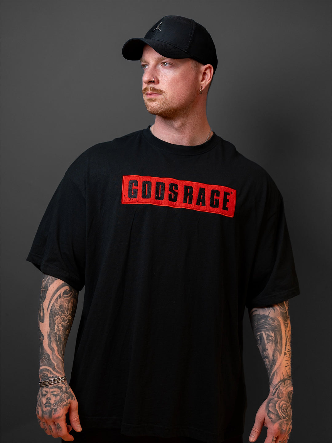 Huge Heavy Shirt Black - Gods Rage