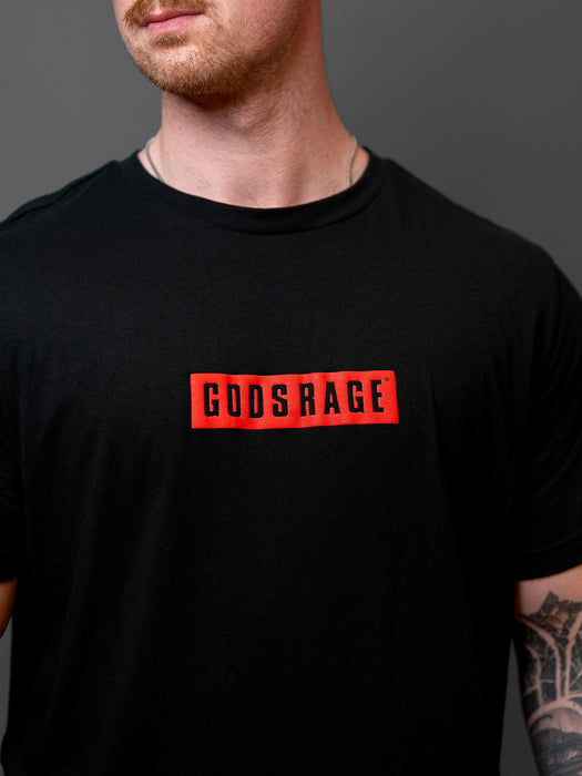 Basic Round Neck Shirt Black - Gods Rage