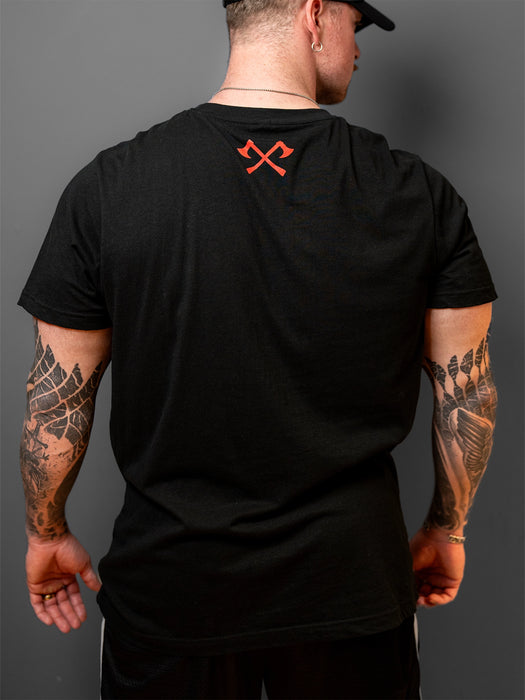 Basic Round Neck Shirt Black - Gods Rage