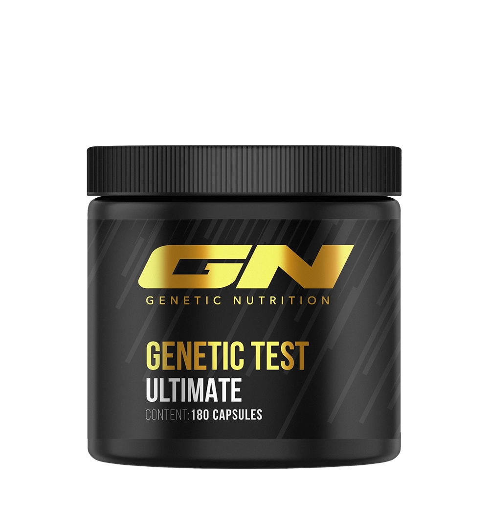 Genetic Test Ultimate 180 Kapseln Dose von GN Laboratories – Premium Testosteron Booster, laborgeprüft, GMP & IFS zertifiziert, erhältlich bei Gigas Nutrition