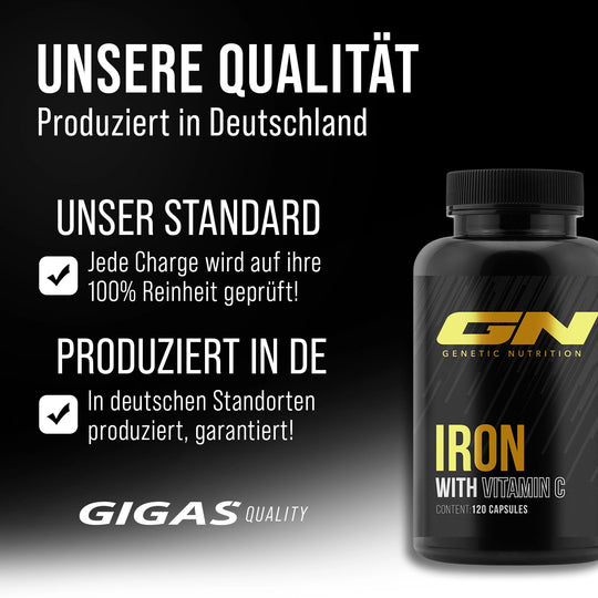 Iron capsules with vitamin C - 120 pieces
