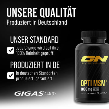 Opti MSM® Capsules (1000 mg) - 120 pieces