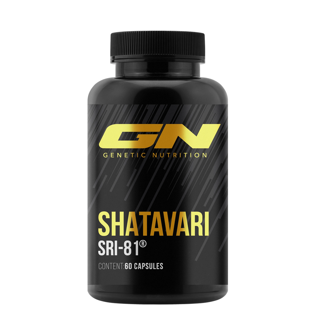 SRI-81® Shatavari Kapseln von Genetic Nutrition, Dose mit 60 veganen Kapseln, 300 mg Wurzelextrakt pro Kapsel
