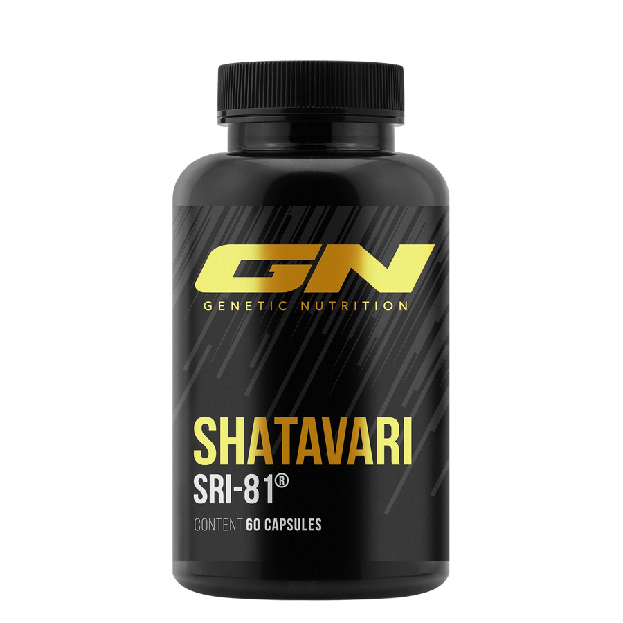 SRI-81® Shatavari Kapseln von Genetic Nutrition, Dose mit 60 veganen Kapseln, 300 mg Wurzelextrakt pro Kapsel