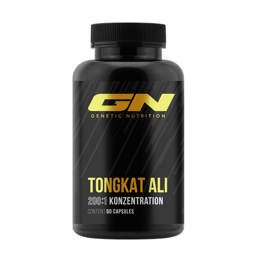 Tongkat Ali Kapseln Dose mit 60 Stück von GN Laboratories – laborgeprüft, Made in Germany, erhältlich bei Gigas Nutrition in Deutschland