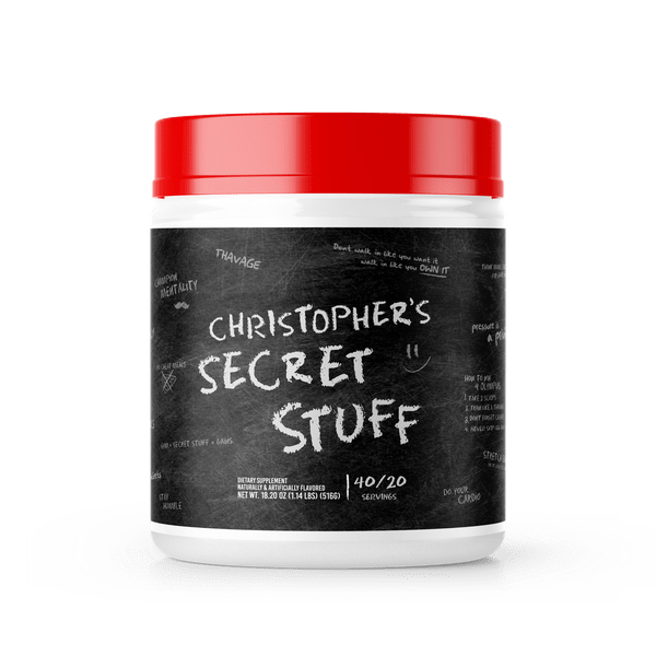 Cbum Christopher's Secret Stuff Pre-workout · 520g — Gigas Nutrition