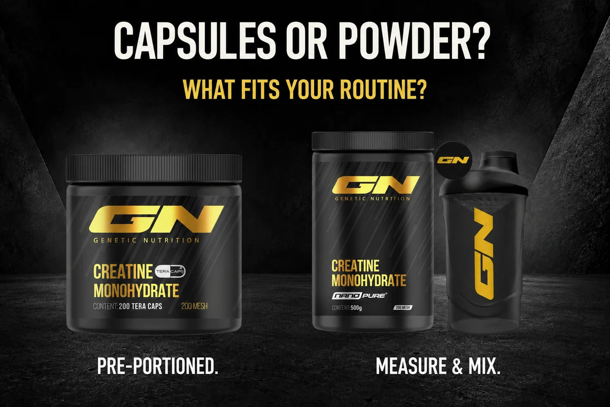 Creatine capsules or powder: which suits you?