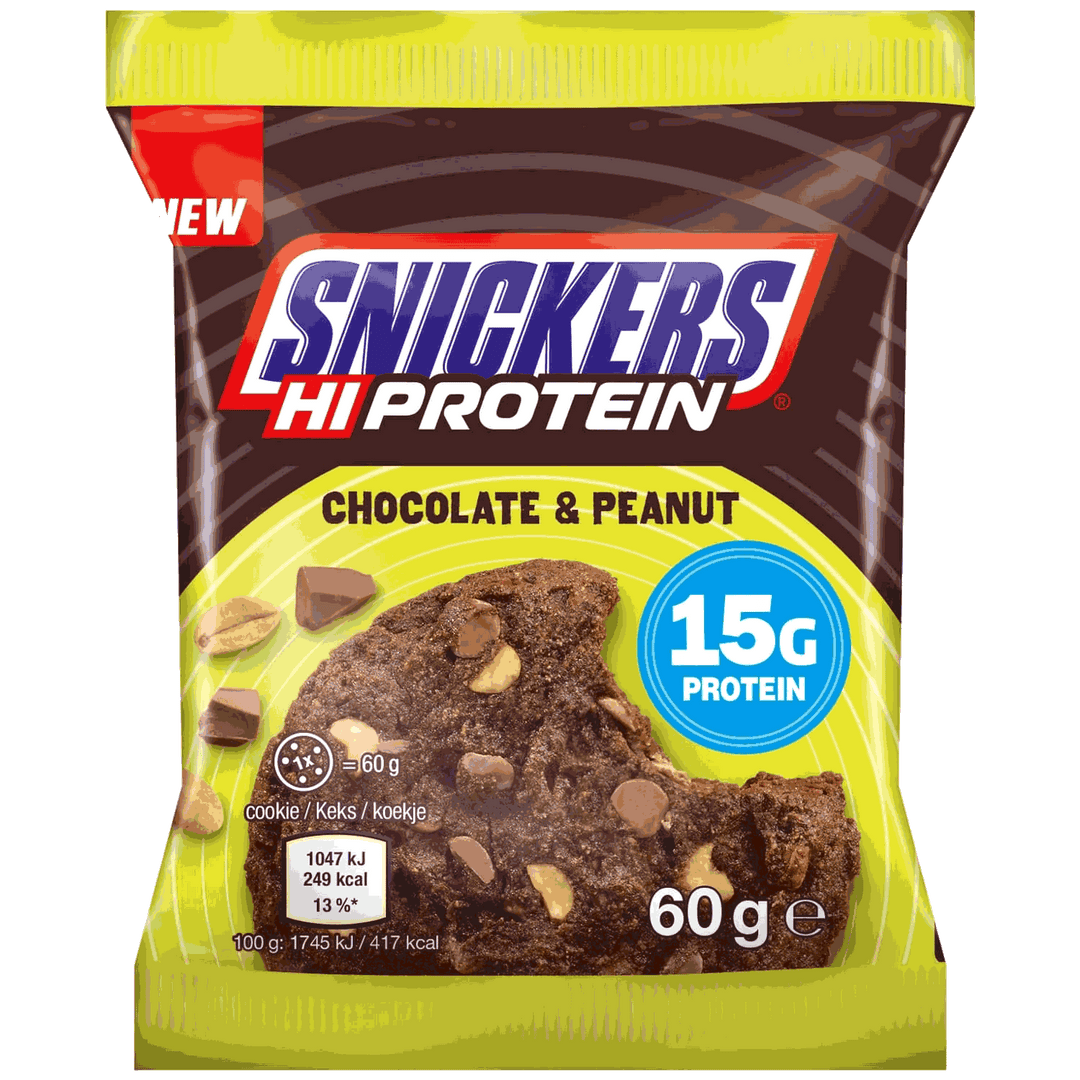 Snickers Hi Protein Cookie · Chocolate & Peanut