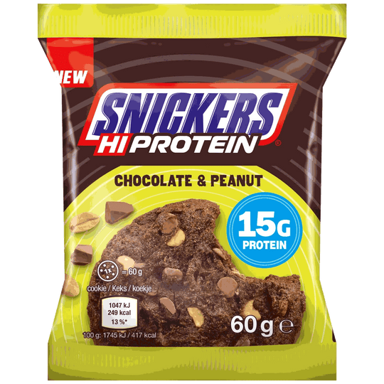 Snickers Hi Protein Cookie · Chocolate & Peanut