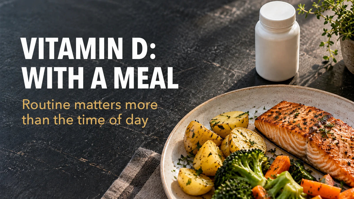 Vitamin D in the morning or evening: when should you take it?