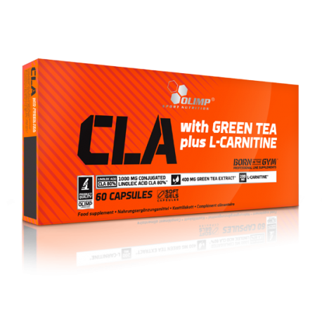 Olimp Sport Nutrition: CLA & Green Tea Plus L-Carnitine 60 capsules Olimp Sport Nutrition: CLA & Green Tea Plus L-Carnitine 60 capsules